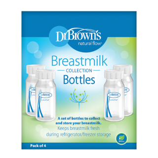 Dr. Brown's Natural Flow® Breast Milk Collection Bottles (BF032) 4Items