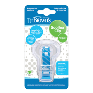 Dr. Brown's Soother Clip Blue 990-INTL
