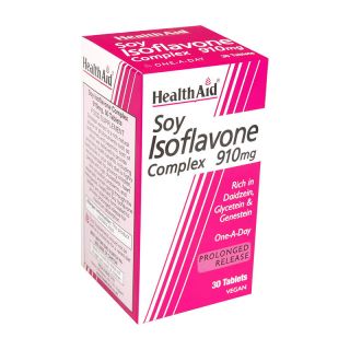 Health Aid Isoflavone Soy 910mg 30 Vetabs Ισοφλαβόνες