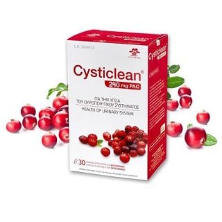 Vita Green Cysticlean 240mg PAC 30caps Συμπλήρωμα Διατροφής για την Υγεία του Ουροποιητικού Συστήματος
