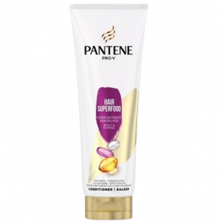 Pantene Hair Pro-V Conditioner Superfood 220ml Κρέμα Μαλλιών Για Λεπτά & Αδύναμα Μαλλιά