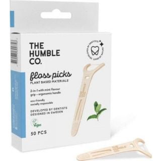 The Humble Co. Dental Floss Picks GRIP HANDLE
