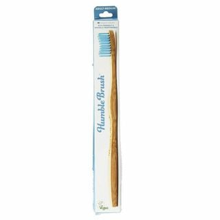 The Humble Co. Humble Brush Bamboo Blue Toothbrush Medium