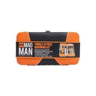 Mad Man Tindale 10-Piece Grooming Kit With Carry Case