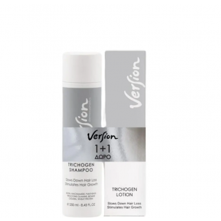 Version Promo Trichogen Lotion 75ml & Trichogen Shampoo 250ml Hair Loss Treatment Pack