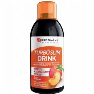 Forte Pharma Turboslim Drink Πράσινο Τσάι - Ροδάκινο 500ml για την Κατακράτηση Υγρών