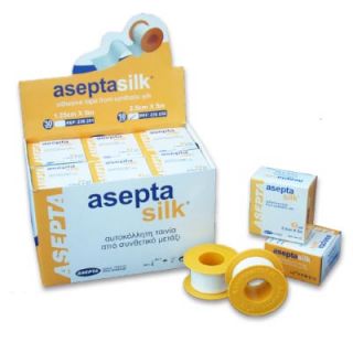 Asepta Aseptasilk 2.5cm x 5m Silk Adhesive Tape 1 Item