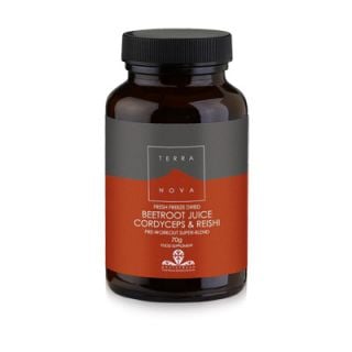 Terranova Beetroot Juice, Cordyceps & Reishi 70gr Ενέργεια - Τόνωση