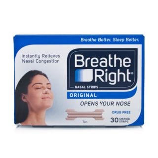 Breathe Right Nasal Strips Ρινικές Ταινίες Small/Medium Μέγεθος 30 Τεμάχια