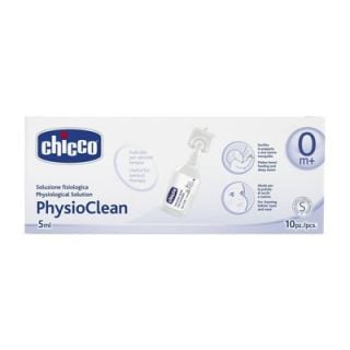 Chicco PhysioClean 04983-00 Ampoules Saline 10 Ampoules x 5ml