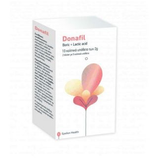 Donafil 10 Κολπικά Υπόθετα x 2gr