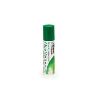 Dr. Organic Aloe Vera Lip Balm 5.7ml Ενυδατικό Χειλιών Αλόη Βέρα