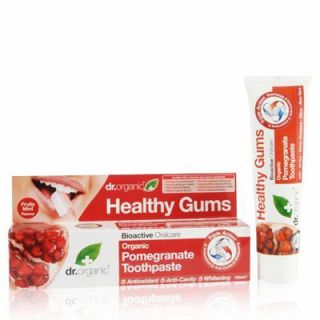 Dr. Organic Pomegranate Toothpaste 100ml Οδοντόκρεμα με Ρόδι