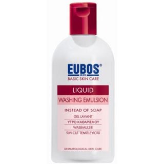 Eubos Liquid Washing Emulsion Red 200ml Cleansing Fluid