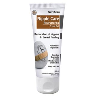 Frezyderm Nipple Care Restructuring Cream Gel 40ml Αναπλαστική Κρέμα για τις Θηλές