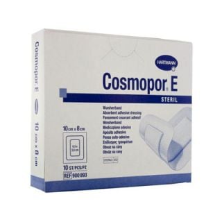 Hartmann Cosmopor E 8x10cm Adhesive Sterile Gauze 10 Items