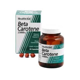 Health Aid Beta Carotene 23000iu 30 Caps Βήτα-Καροτίνη