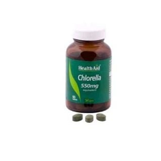 Health Aid Chlorella 550mg 60 Tabs Digestive System