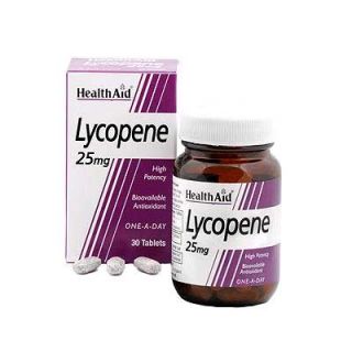 Health Aid Lycopene 25mg 30 Tabs Λυκοπένη