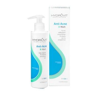 Hydrovit Anti-Acne Wash 150ml Καθαριστικό για Λιπαρά με Τάση Ακμής και Ακνεϊκά Δέρματα