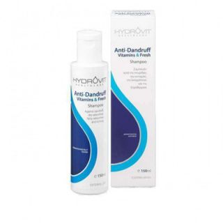 Hydrovit Anti-Dandruff  Vitamins & Fresh Shampoo 150ml Σαμπουάν κατά της Πιτυρίδας, του Κνησμού και της Ξηροδερμίας