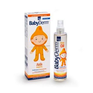 InterMed Babyderm Body Oil 200ml Ultra-moisturizing Βody Οil