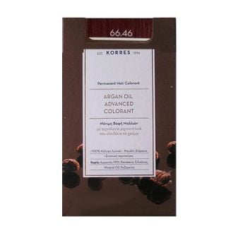 Korres Argan Oil Advanced Colorant 50ml Μόνιμη Βαφή Μαλλιών 66.46 Έντονο Κόκκινο Βουργουνδίας