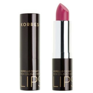 Korres Morello Creamy Lipstick 3.5ml Ν.19 Ζωηρό Φούξια Κραγιόν