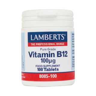 Lamberts B12 100mcg 100 Tabs Βιταμίνη B12