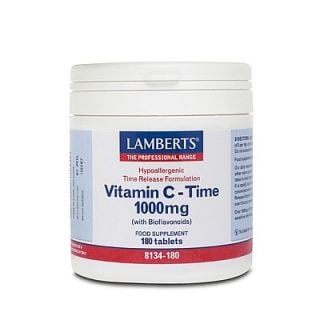 Lamberts Vitamin C 1000mg T/R 180 Tabs Βιταμίνη C