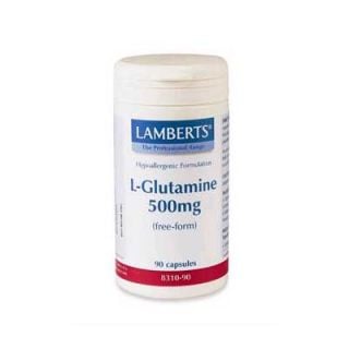 Lamberts L Glutamine 500mg 90 Caps Γλουταμίνη 