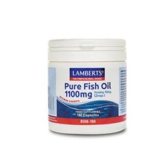 Lamberts Pure Fish Oil 1100mg 180 Caps Ιχθυέλαιο 