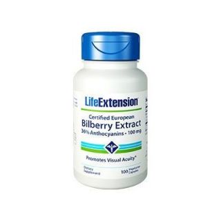 Life Extension Bilberry Extract 100 Caps