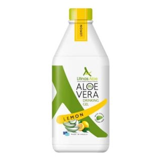 Litinas Aloe Vera Drinking Gel Lemon Πόσιμη Αλόη Βέρα με γεύση Λεμόνι 1000ml