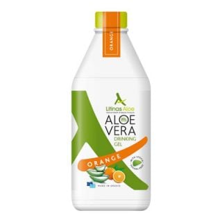 Litinas Aloe Vera Drinking Gel Orange Πόσιμη Αλόη Βέρα με γεύση Πορτοκάλι 1000ml