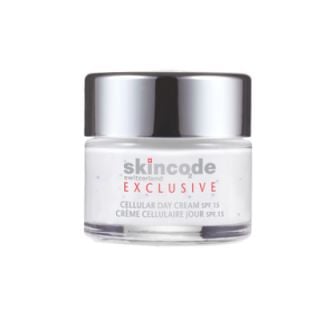 Skincode Switzerland Exclusive Cellular Day Cream SPF 15 50ml Αντιρυτιδική Κρέμα Ημέρας