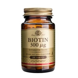 Solgar Biotin 0.3mg 100 Tabs
