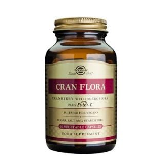 Solgar Cranflora with Probiotics 60 Veg. Caps