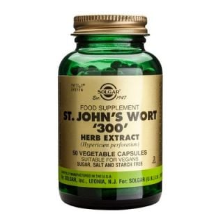 Solgar St. John's Wort Herb Extract 300mg 50 Veg. Caps