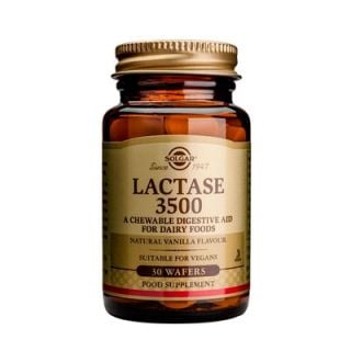 Solgar Lactase "3500" 30 Chewable Tabs