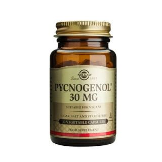 Solgar Pycnogenol 30mg 30 Veg. Caps Αντιοξειδωτικό 
