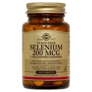 Solgar Selenium 200μg 100 Tabs