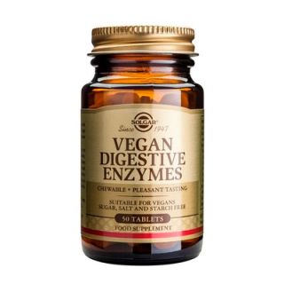 Solgar Vegan Digestive Enzymes 50 Chewable Tabs