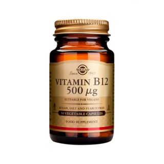 Solgar Vitamin B12 500μg 50 Veg. Caps