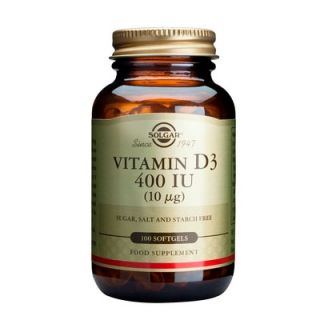 Solgar Vitamin D3 400IU 100 Softgels
