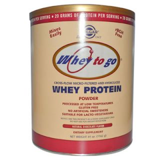 Solgar Whey to Go Protein Powder Chocolate 1162gr Πρωτεΐνη σε Σκόνη Γεύση Σοκολάτα