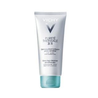 Vichy NEW Purete Thermale Demaquillant Integral 3 in 1 Peau Sensible 200ml One Step Cleansing Milk - Sensitive Skin