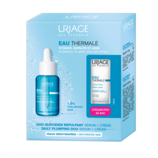 Uriage Promo Eau Thermale Ενυδατικό Booster Serum 30ml & Δώρο Κρέμα Νερού Ελαφριάς Υφής για το Πρόσωπο 15ml
