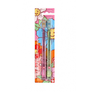 Curaprox CS 12460 Duo Velvet Edition 2025 Ultra Soft Toothbrush 2items