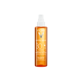 Vichy Capital Soleil Cell Protect Invisible Oil Spf30 for Face, Body & Hair 200ml